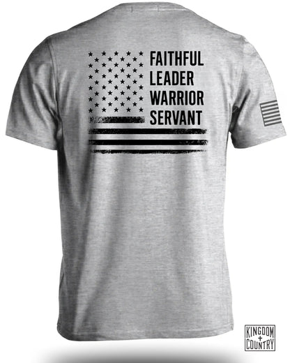 Faithful Leader Warrior Servant Graphic T-Shirt product type
