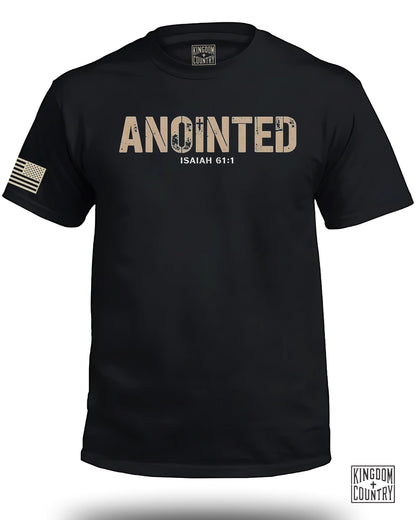 ANOINTED Isaiah 61:1 American Flag T-shirt product type