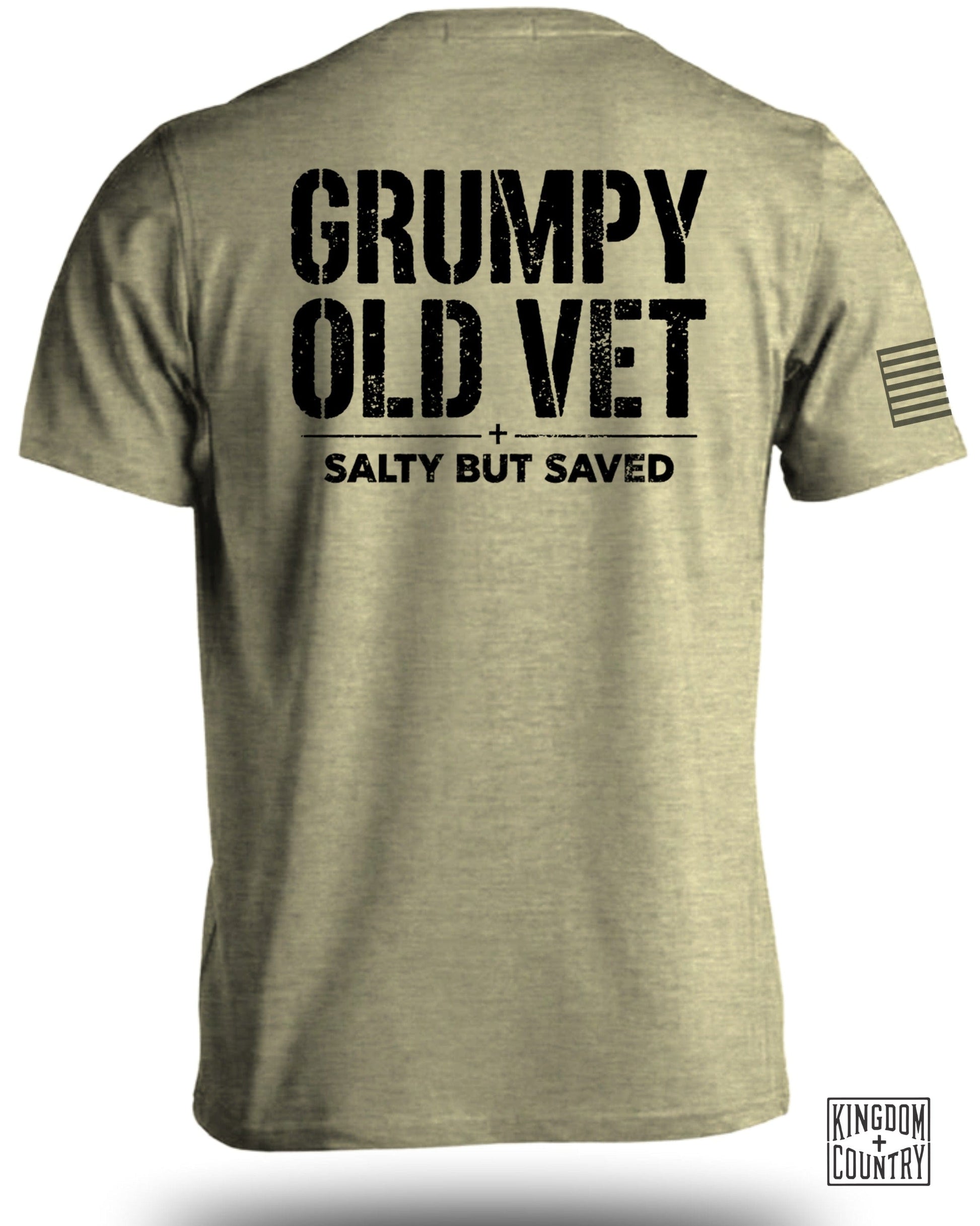 Grumpy Old Vet Salty But Saved Graphic T-Shirt product
