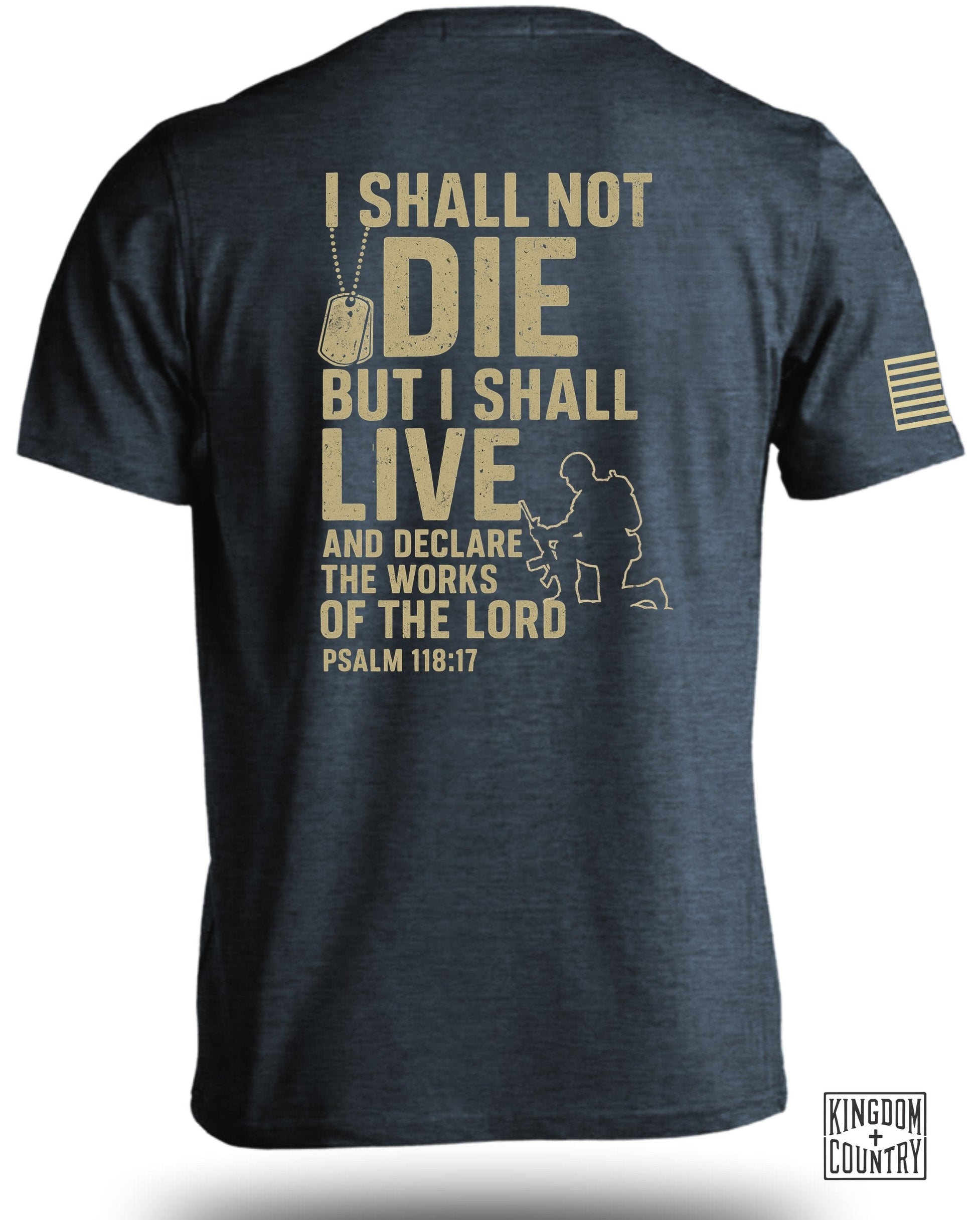 I Shall Not Die But Live Graphic T-Shirt product type