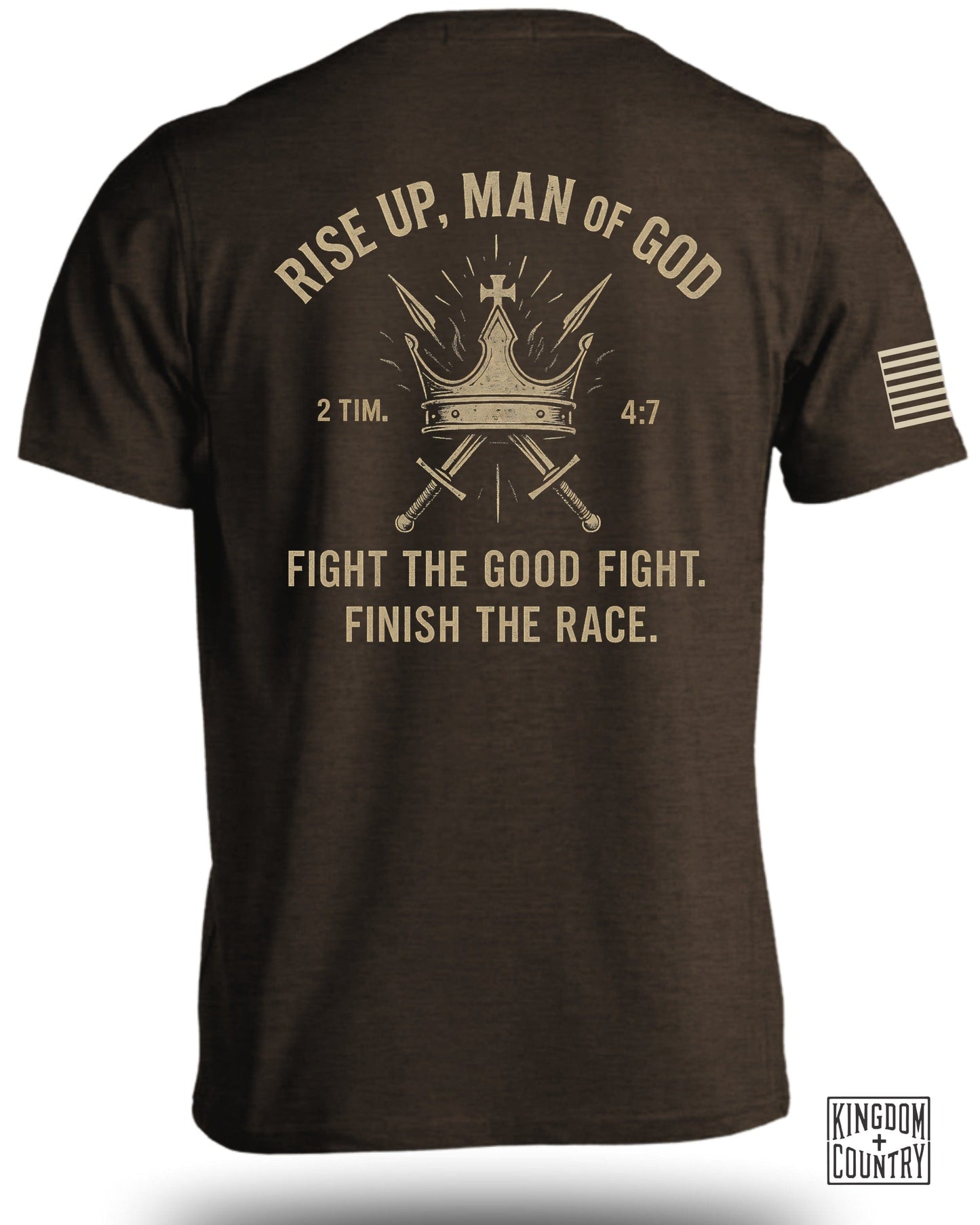 Rise Up Man of God Crown Design T-Shirt product