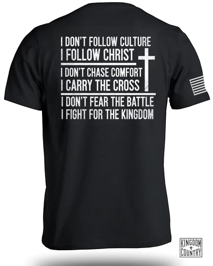 Follow Christ Inspirational Message T-Shirt product