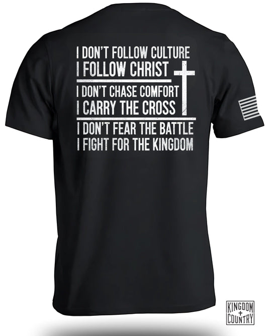 Follow Christ Inspirational Message T-Shirt product