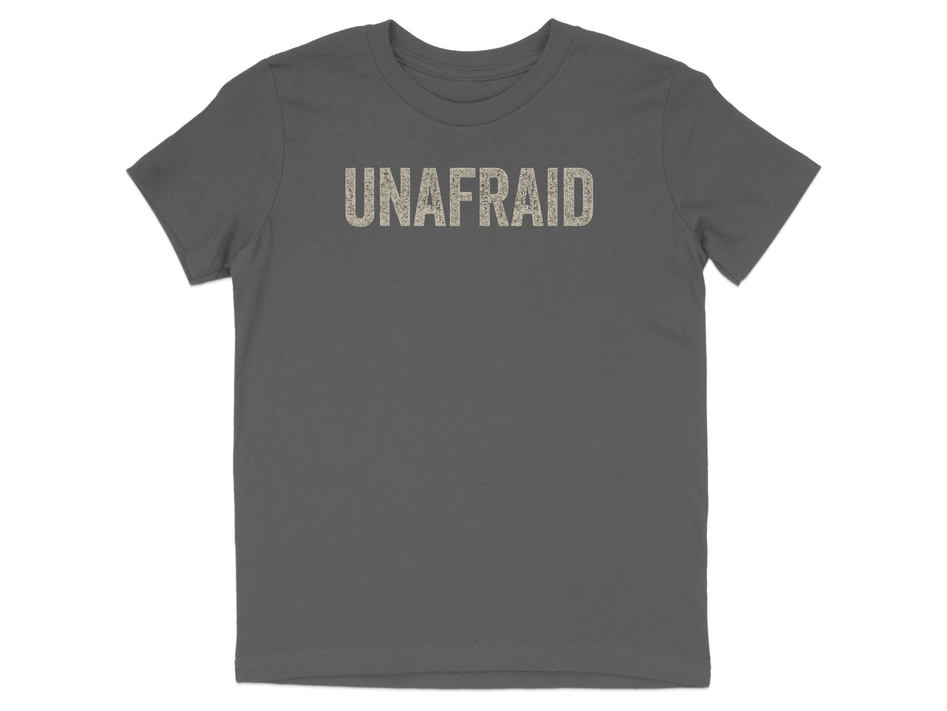 Bold UNAFRAID Graphic Tee for Every Casual Look