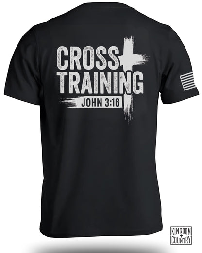 Cross Training John 3:16 Black T-shirt product