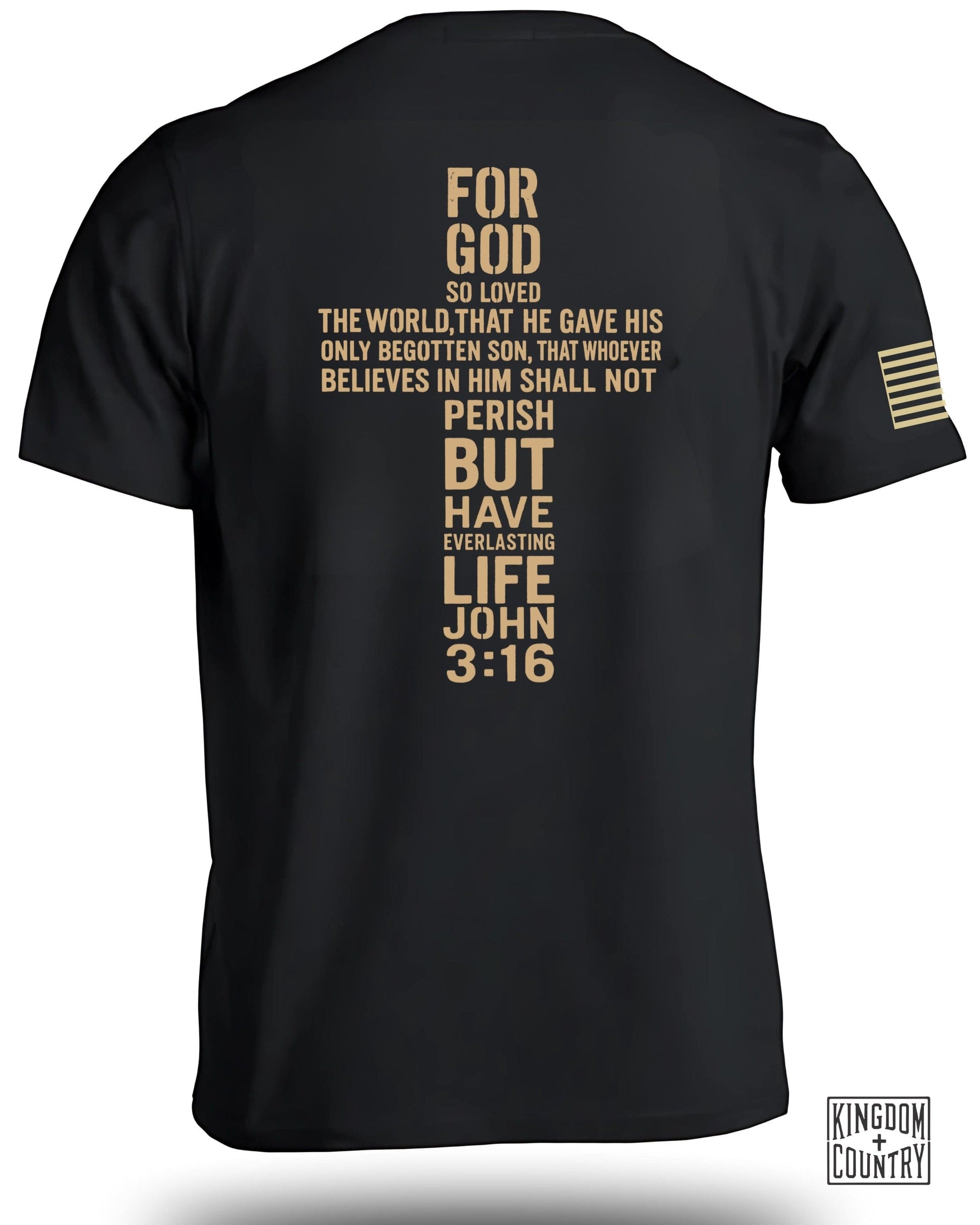 John 3:16 Cross Design Inspirational Shirt product