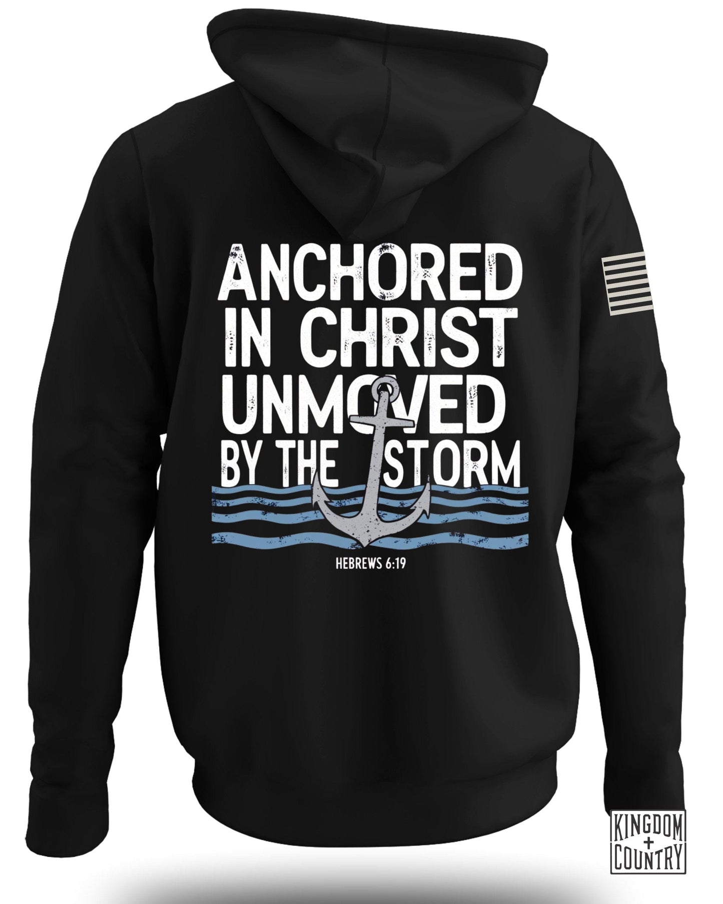 Anchored in Christ Unmoved Hoodie product type