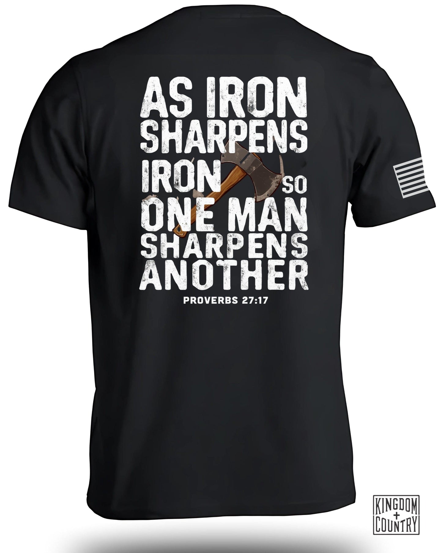 Motivational As Iron Sharpens Iron Quote T shirt product