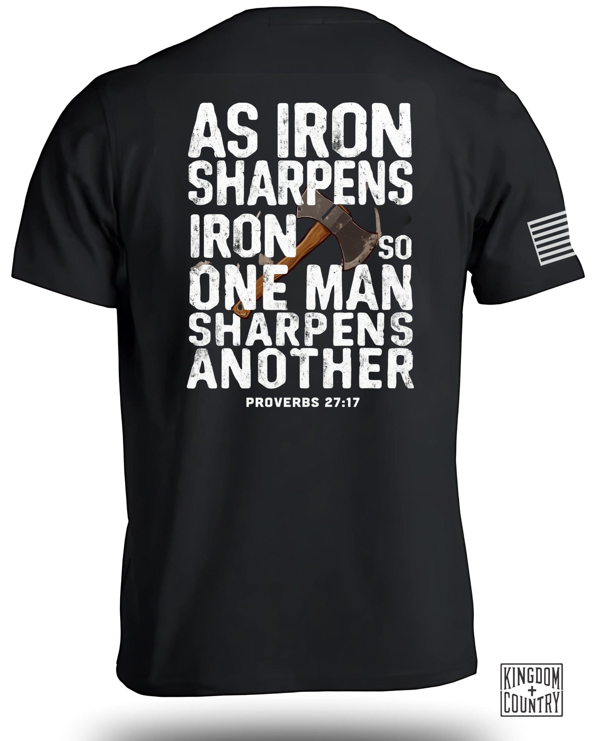 Motivational As Iron Sharpens Iron Quote T shirt product