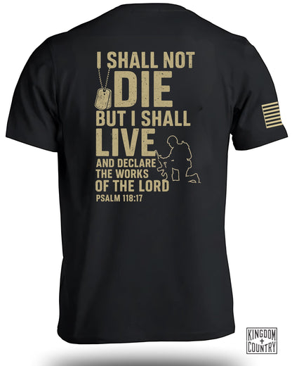 I Shall Not Die But Live Graphic T-Shirt product type