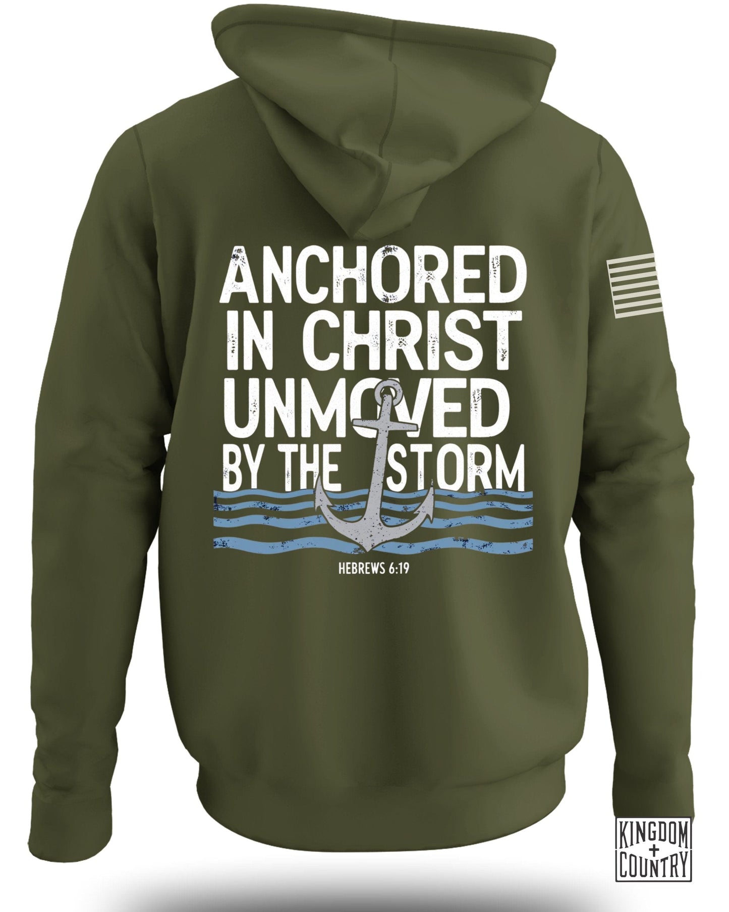 Anchored in Christ Unmoved by the Storm Hoodie product