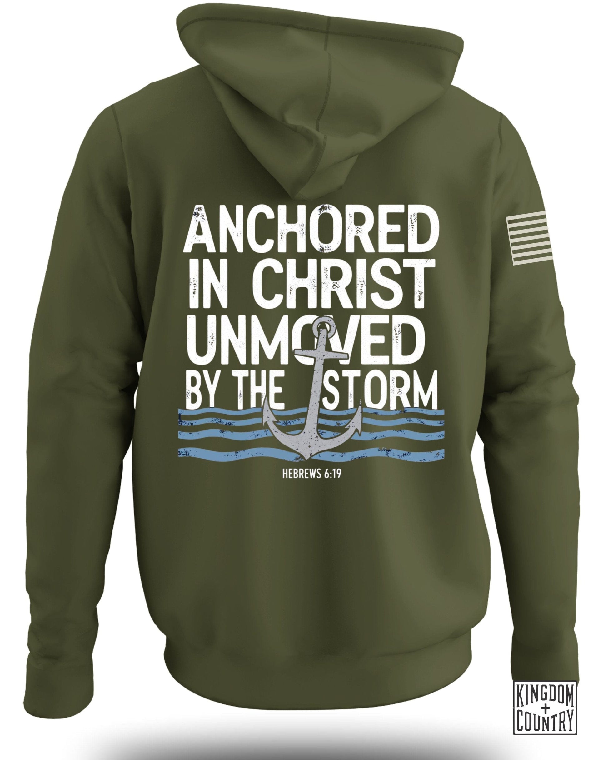 Anchored in Christ Unmoved by the Storm Hoodie product