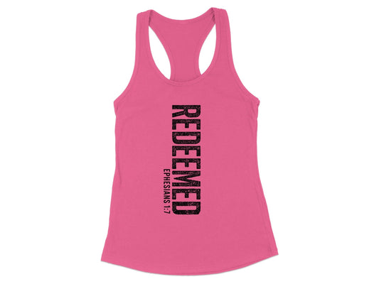 Redeemed Ephesians 1:7 Graphic Tank Top product