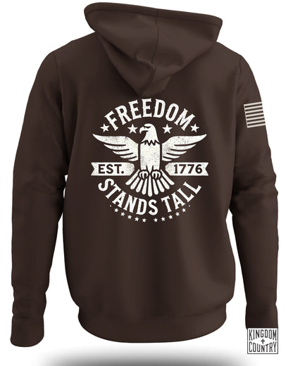 Freedom Stands Tall Eagle Design Hoodie product