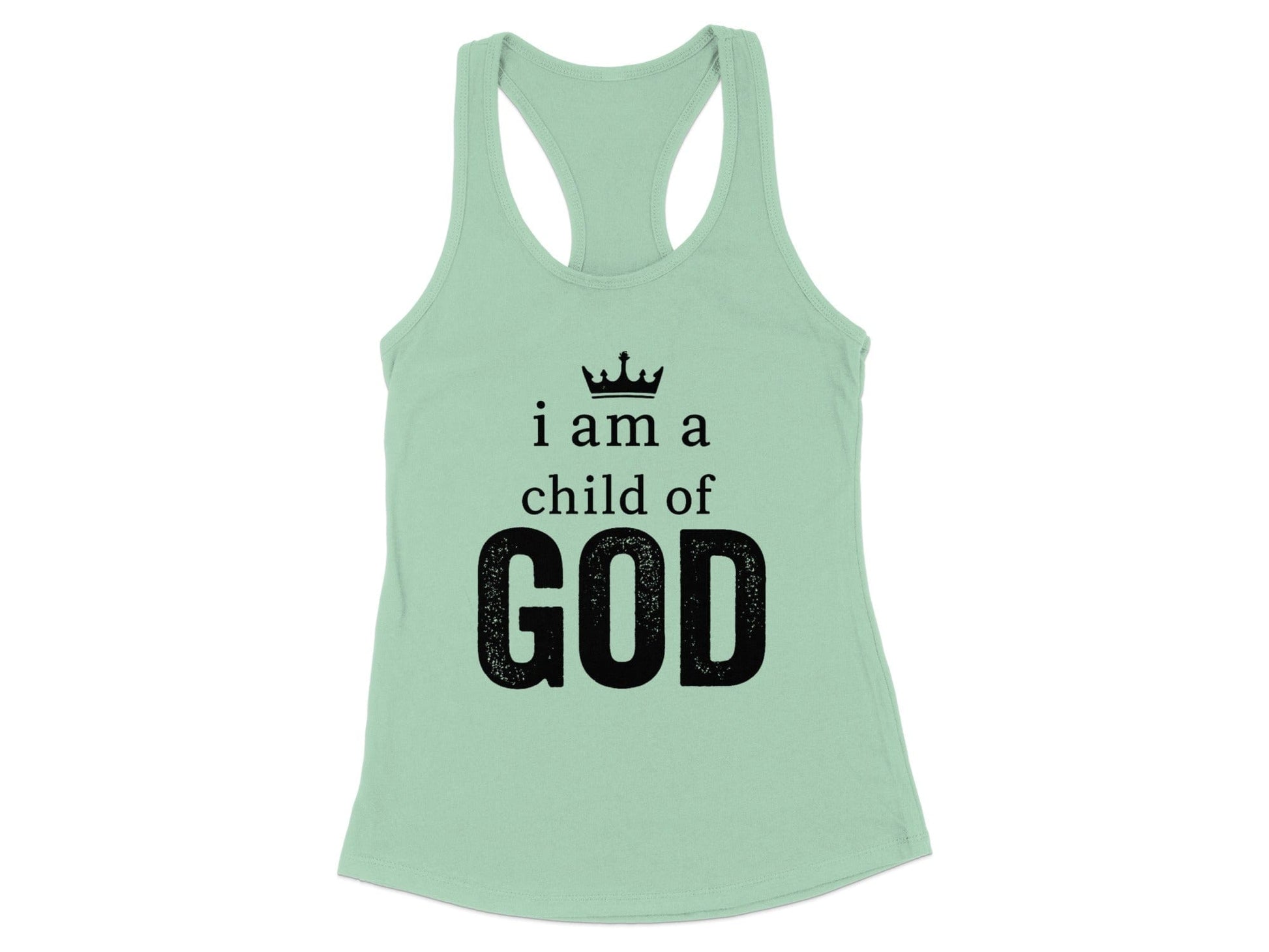 I am a child of GOD graphic tank top product type