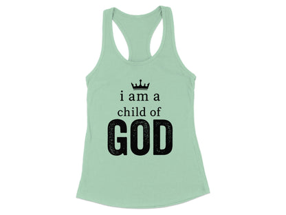 I am a child of GOD graphic tank top product type