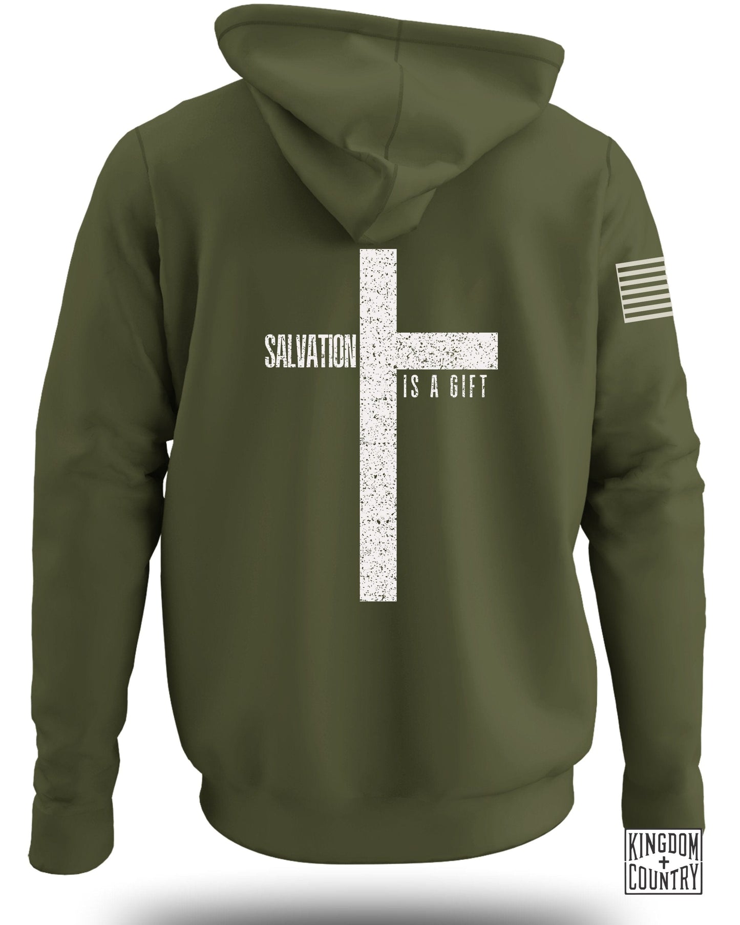 Salvation Is a Gift Cross Hoodie product