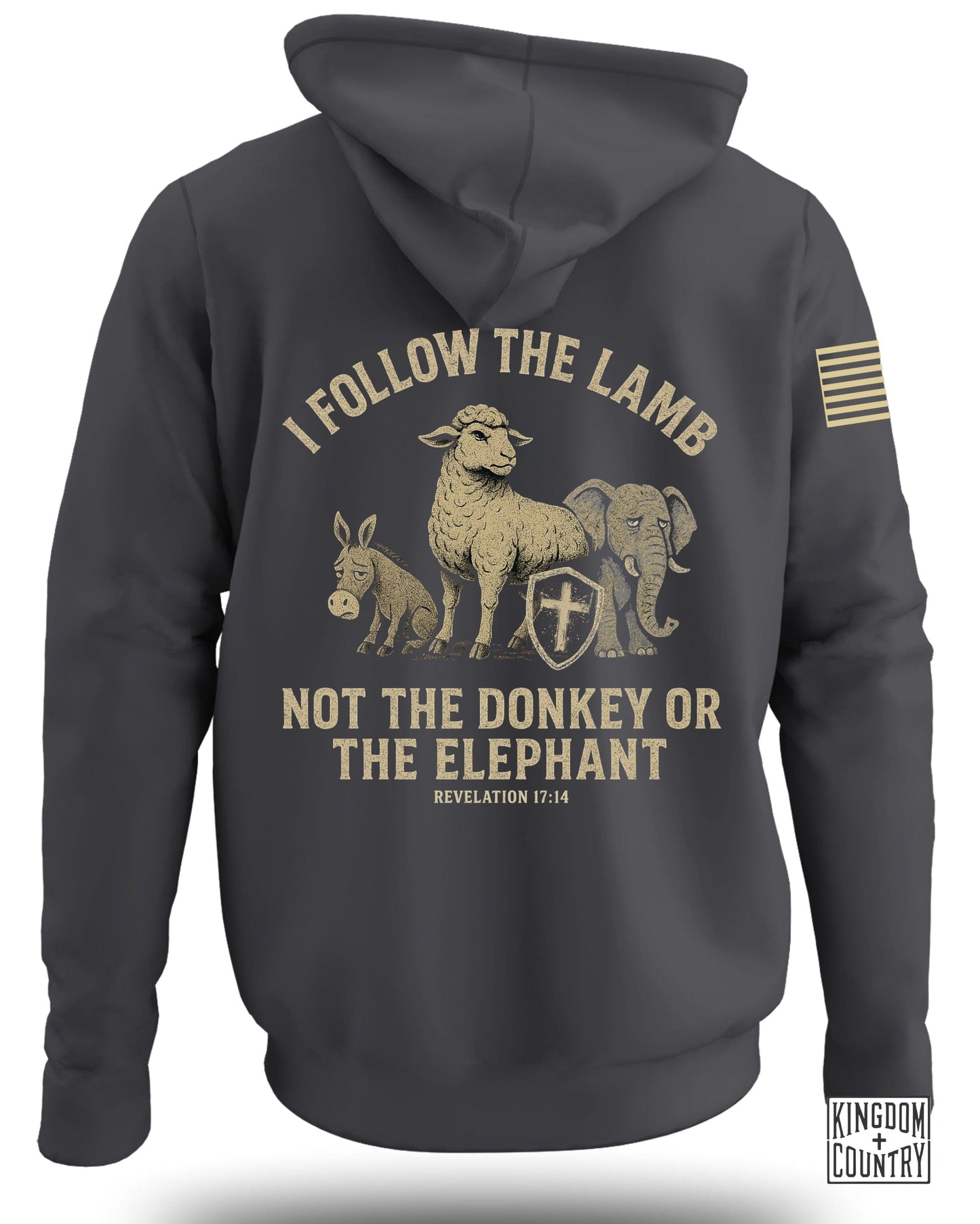 Follow the Lamb Graphic Religious Hoodie product type