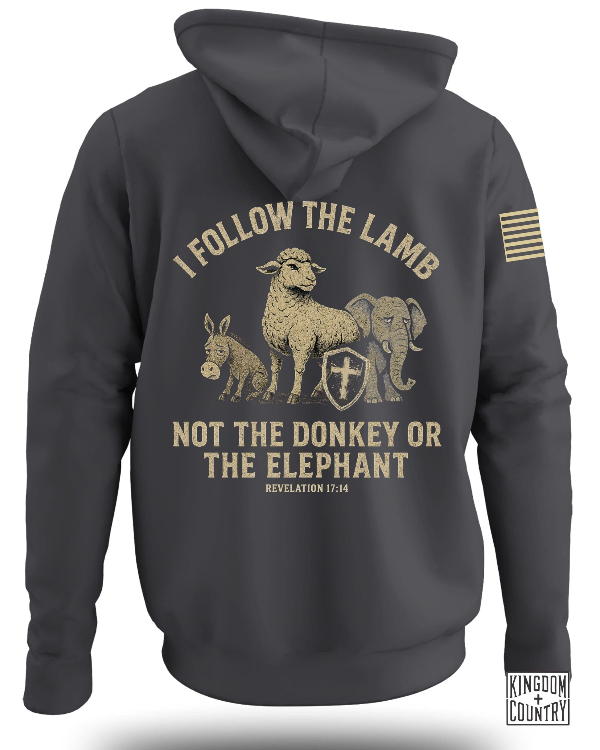 Follow the Lamb Graphic Religious Hoodie product type