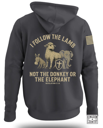 Follow the Lamb Graphic Religious Hoodie product type