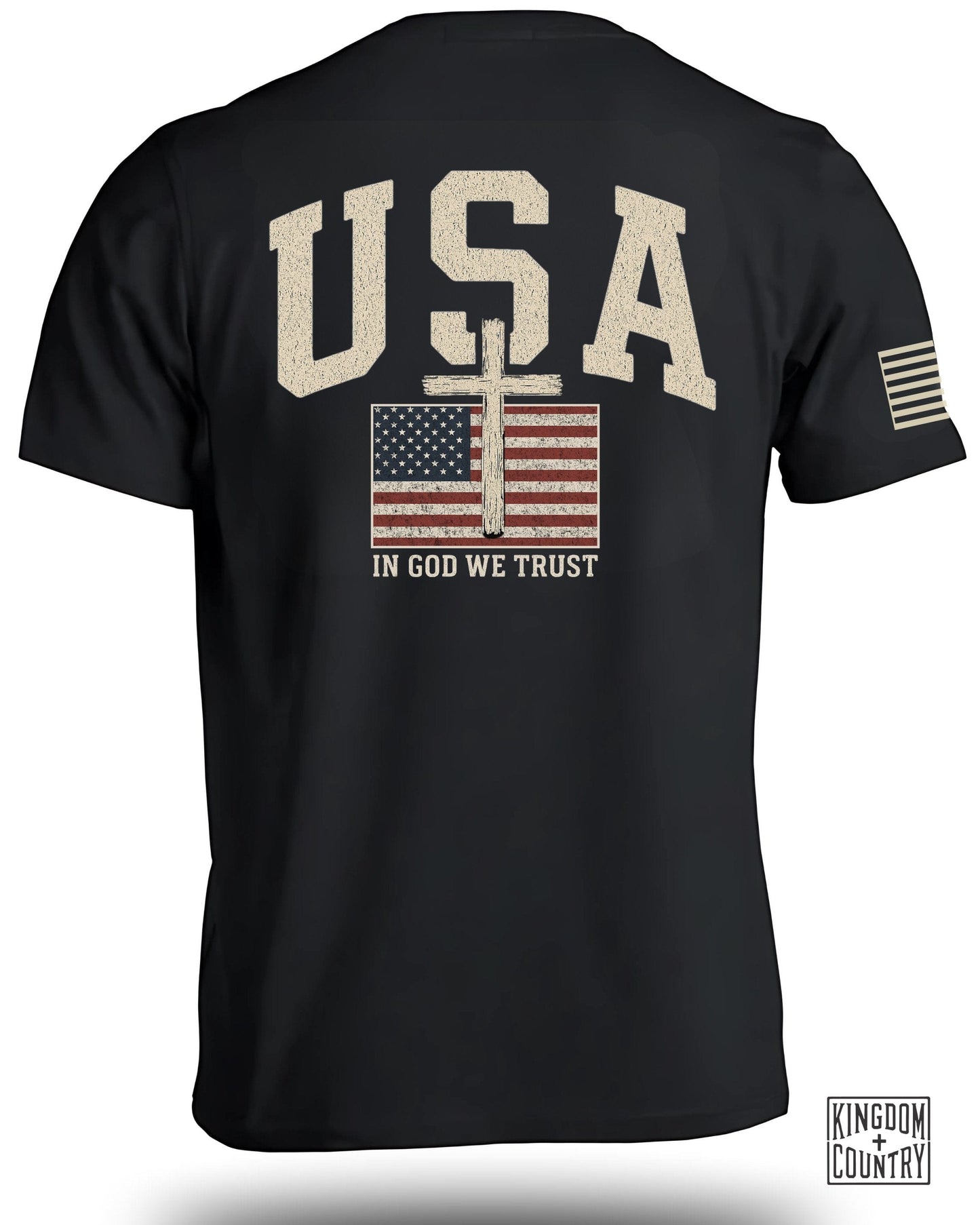 USA In God We Trust Flag Graphic Tee product
