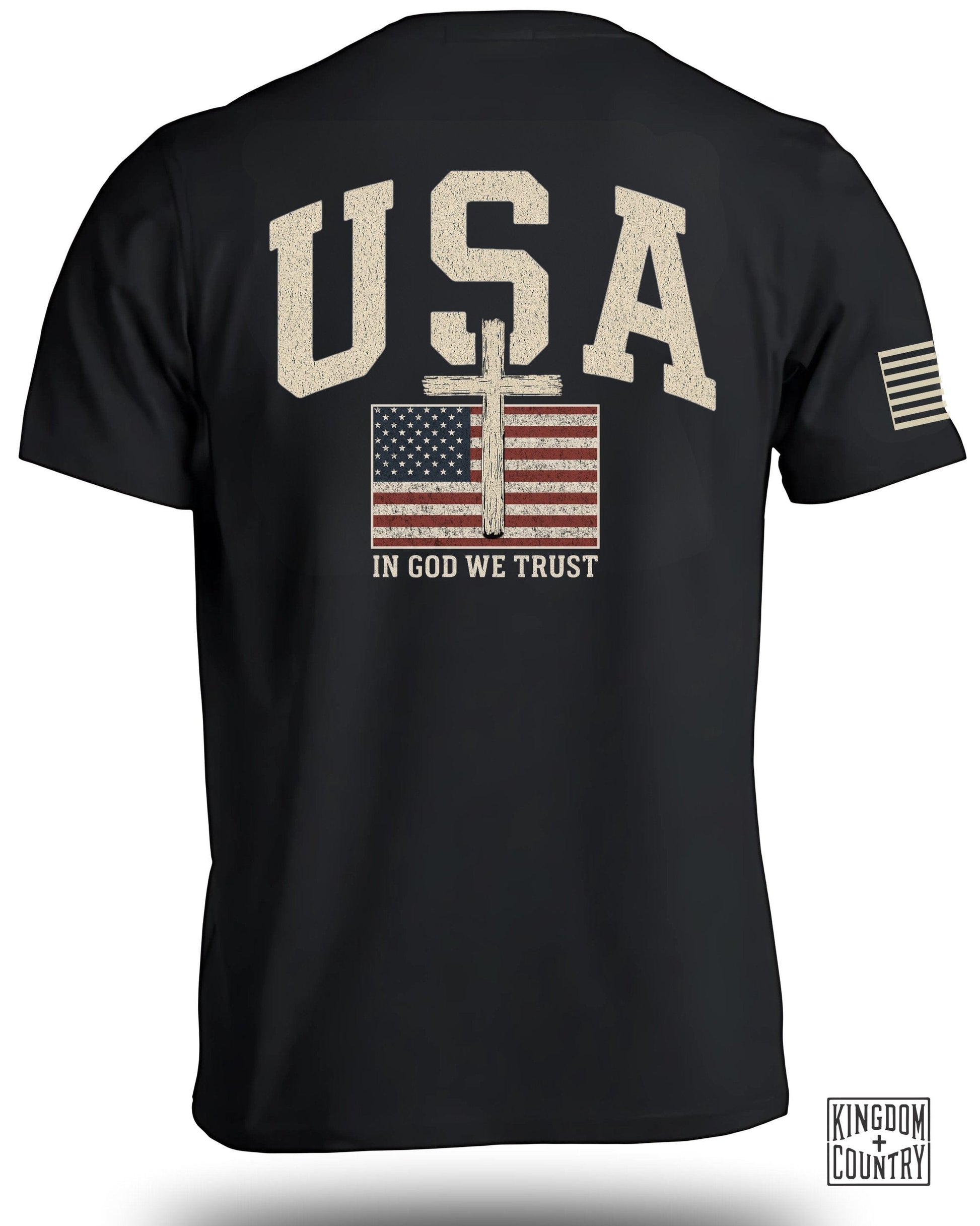 USA In God We Trust Flag Graphic Tee product