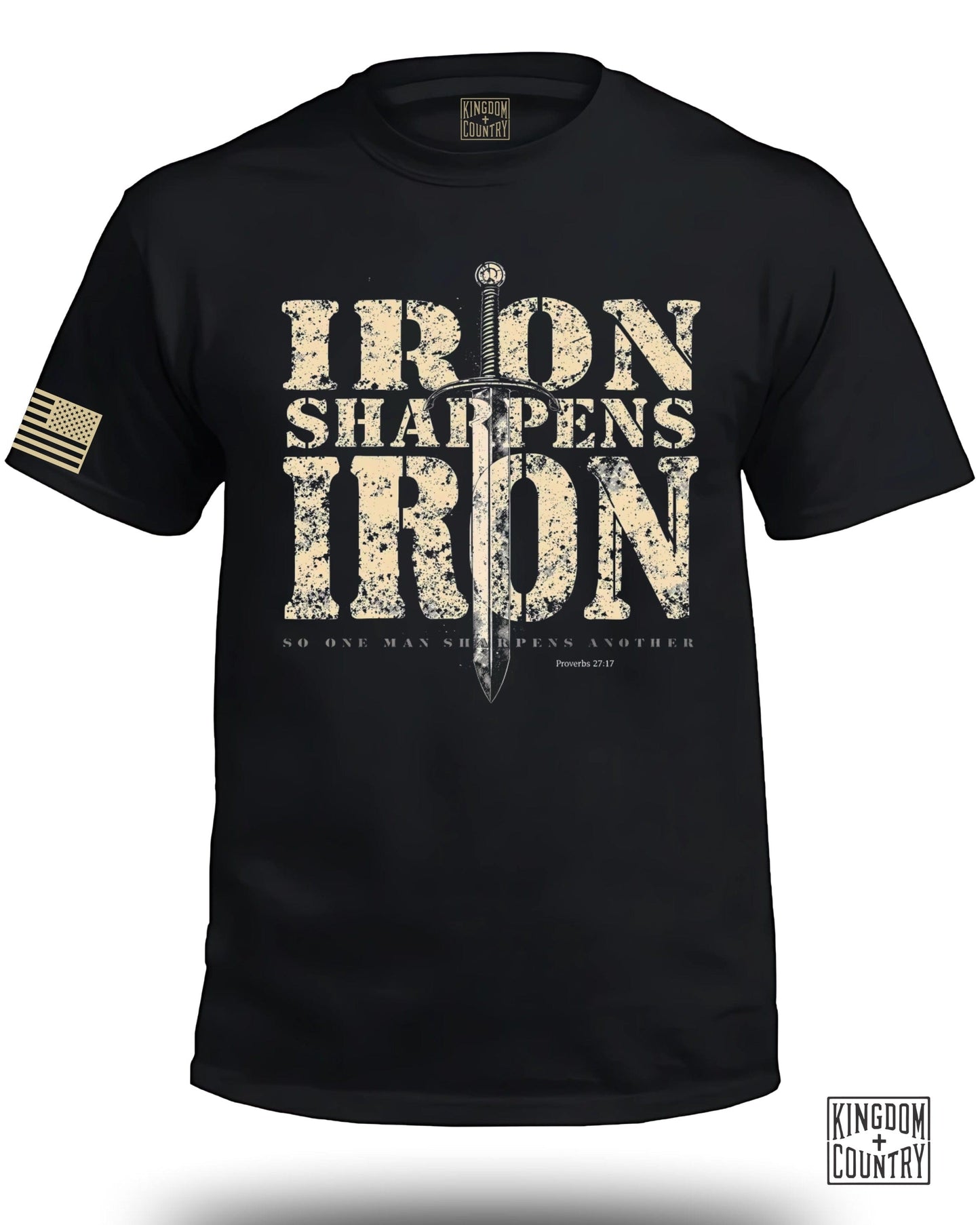 Iron Sharpens Iron Proverbs T-shirt product