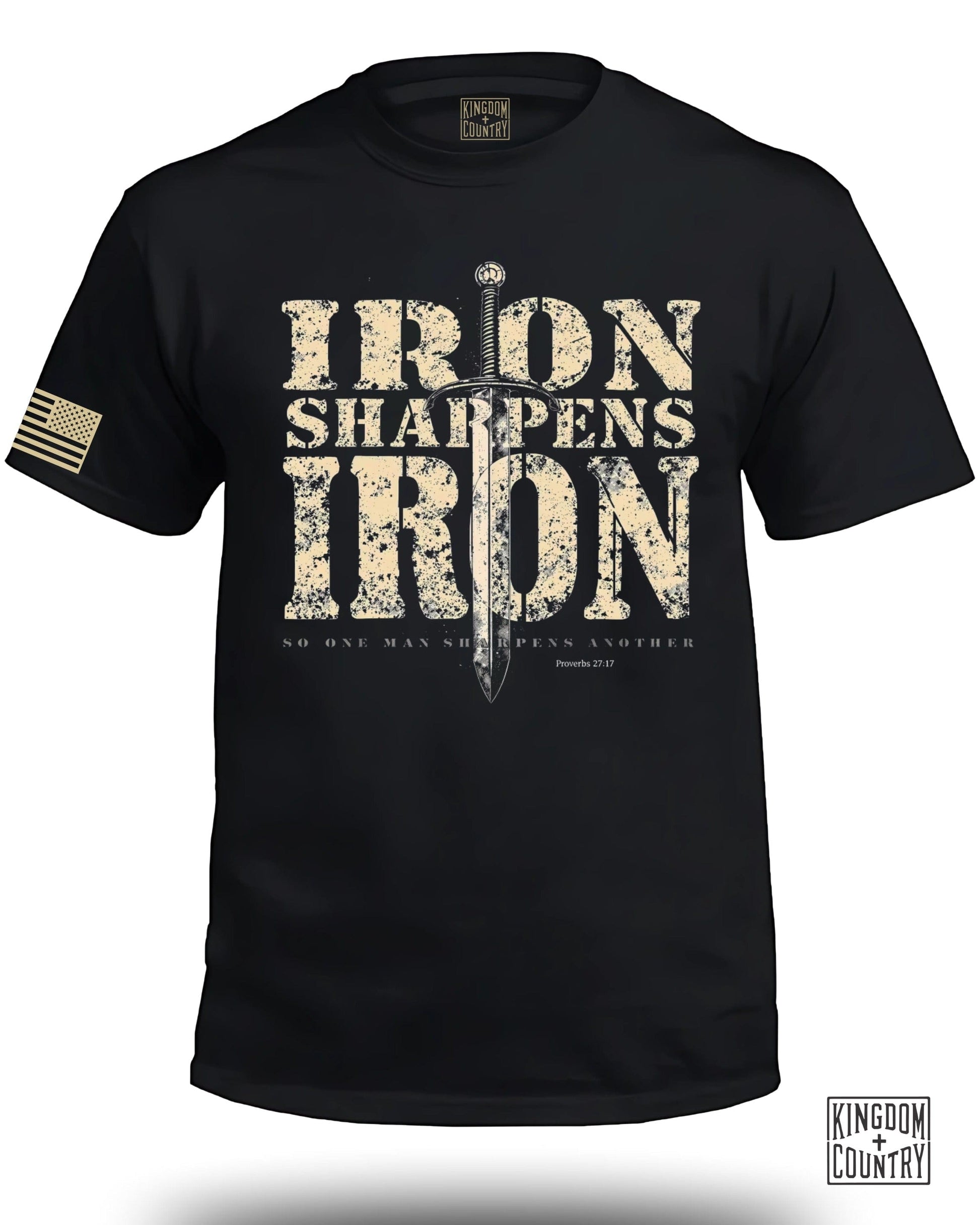 Iron Sharpens Iron Proverbs T-shirt product