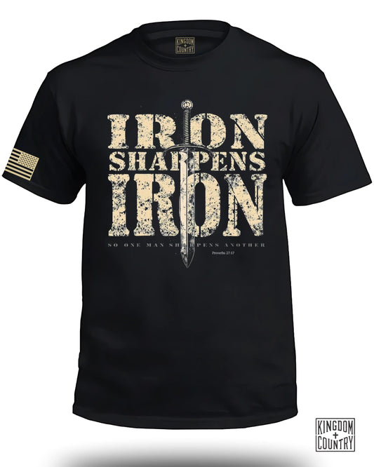 Iron Sharpens Iron Proverbs T-shirt product