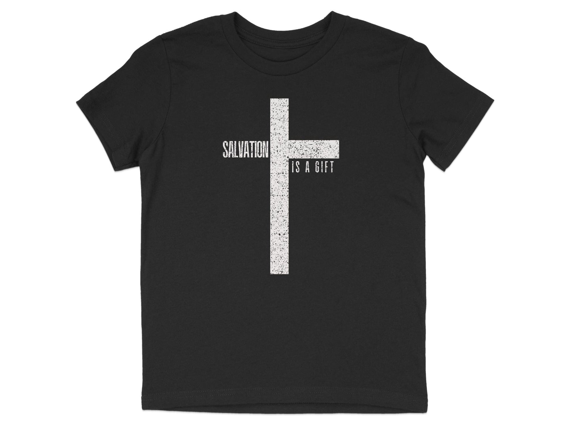 SALVATION IS A GIFT Cross Design t-shirt product