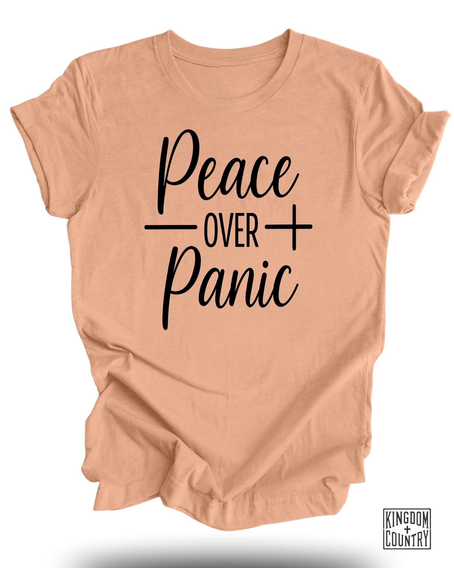 Peace Over Panic Graphic T-shirt product type