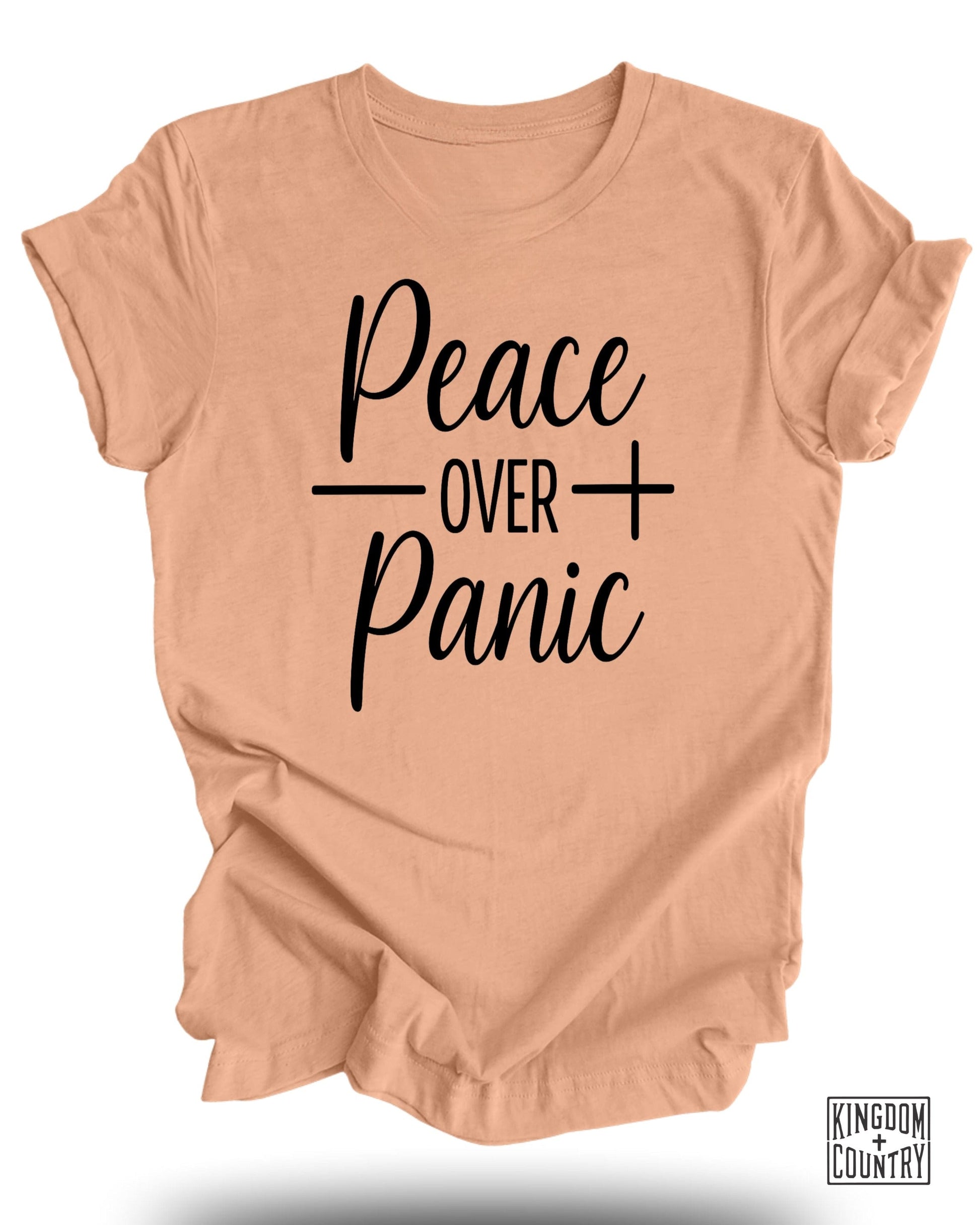 Peace Over Panic Graphic T-shirt product type