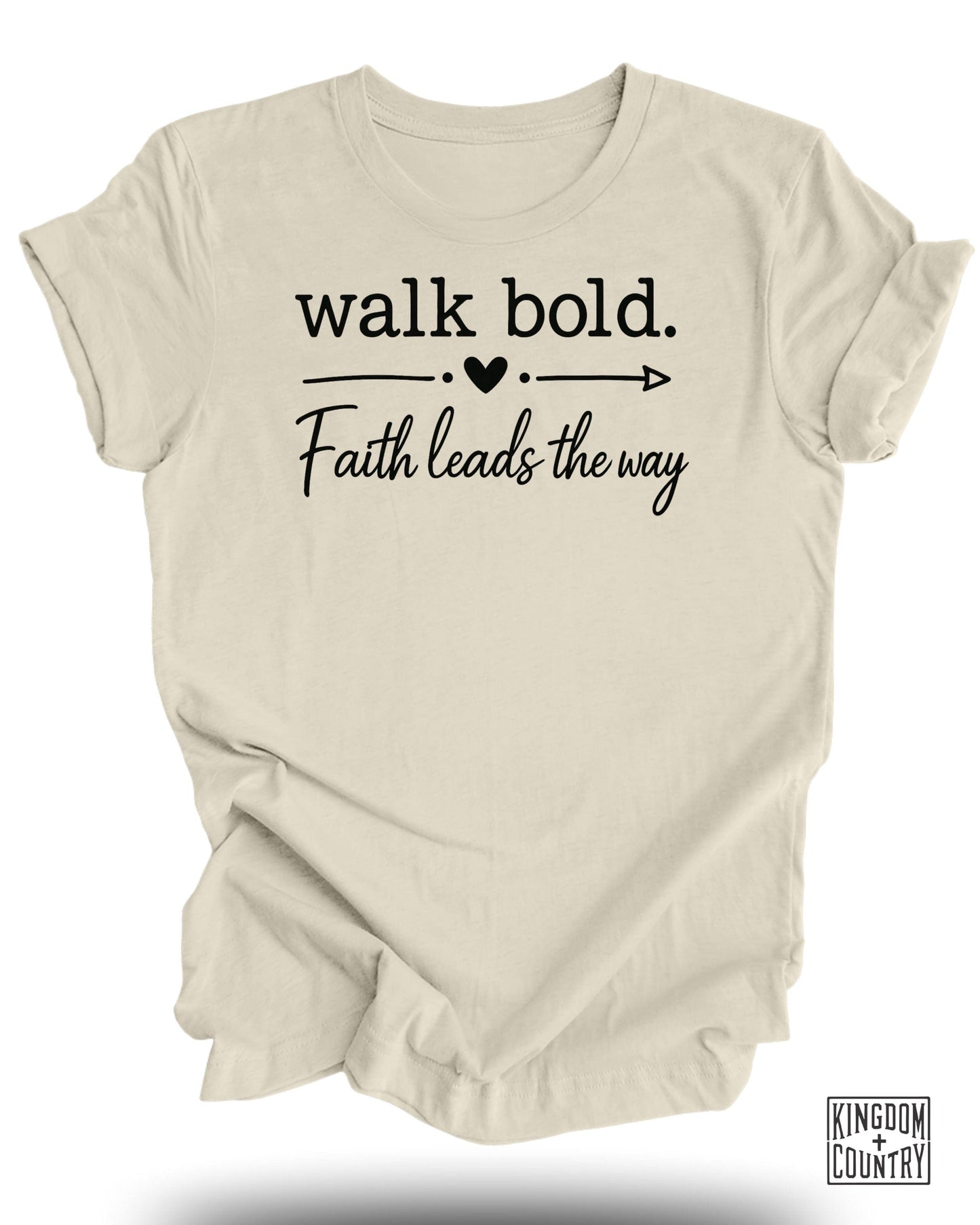 Walk Bold Faith Leads the Way Stylish Shirt product
