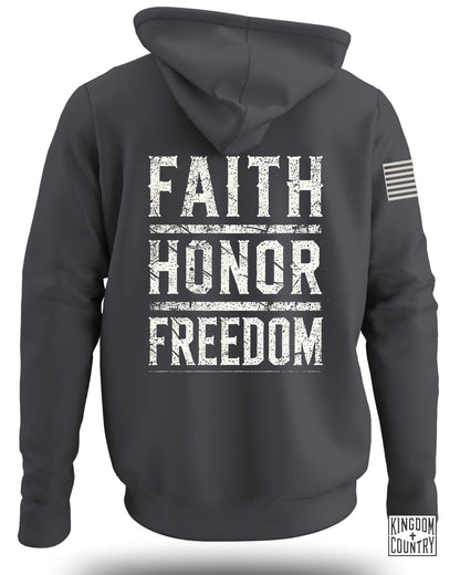 Faith Honor Freedom Patriotic Hoodie product type