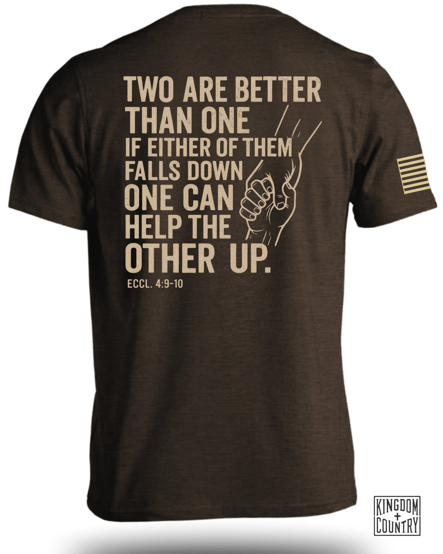 Motivational Scripture Print Kingdom Country T-Shirt Product