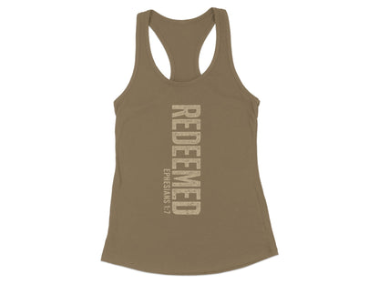 Redeemed Ephesians 1:7 Design Inspirational Tank Top Product