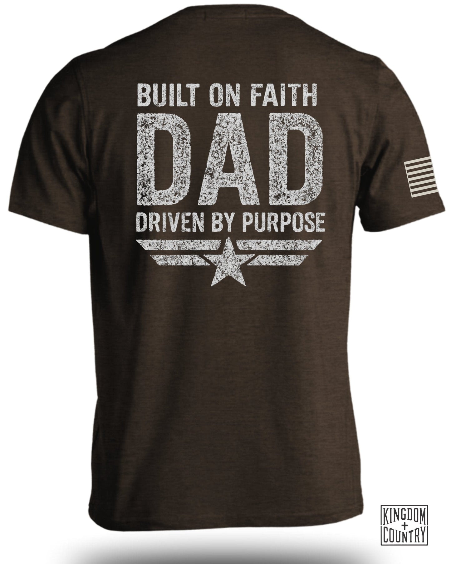 Built on Faith Dad Driven by Purpose T-shirt product
