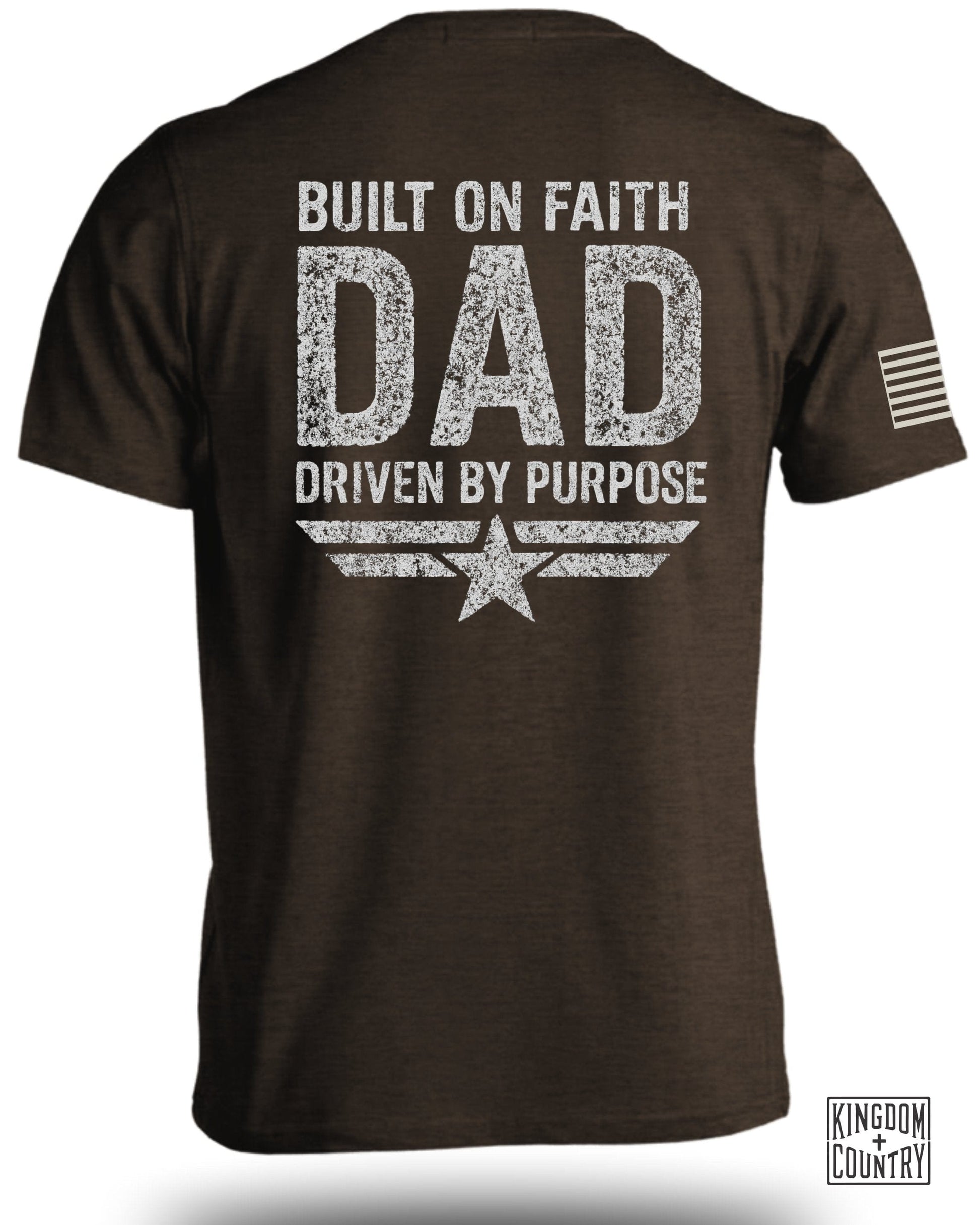 Built on Faith Dad Driven by Purpose T-shirt product