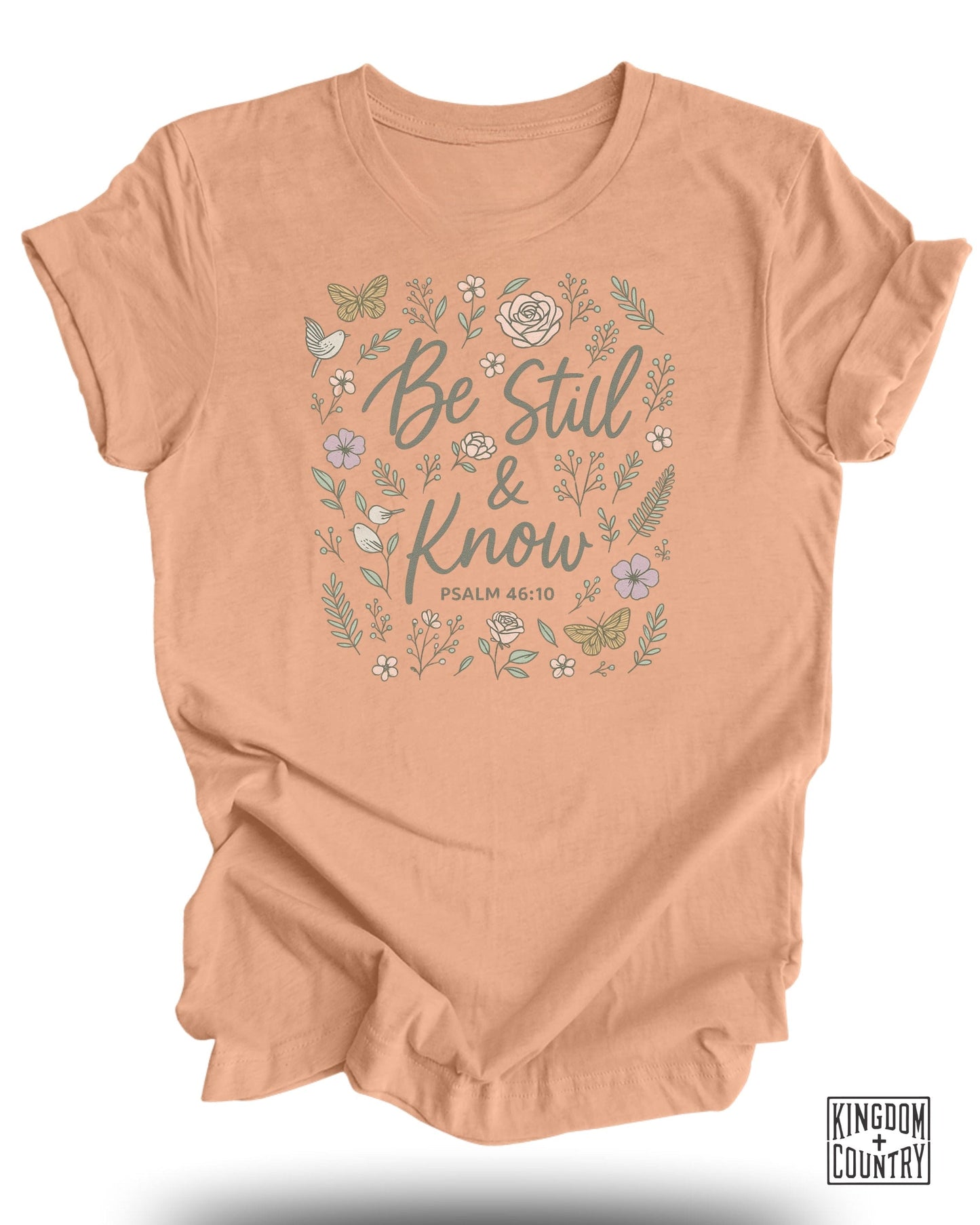 Be Still & Know Psalm 46:10 Graphic Tee product type