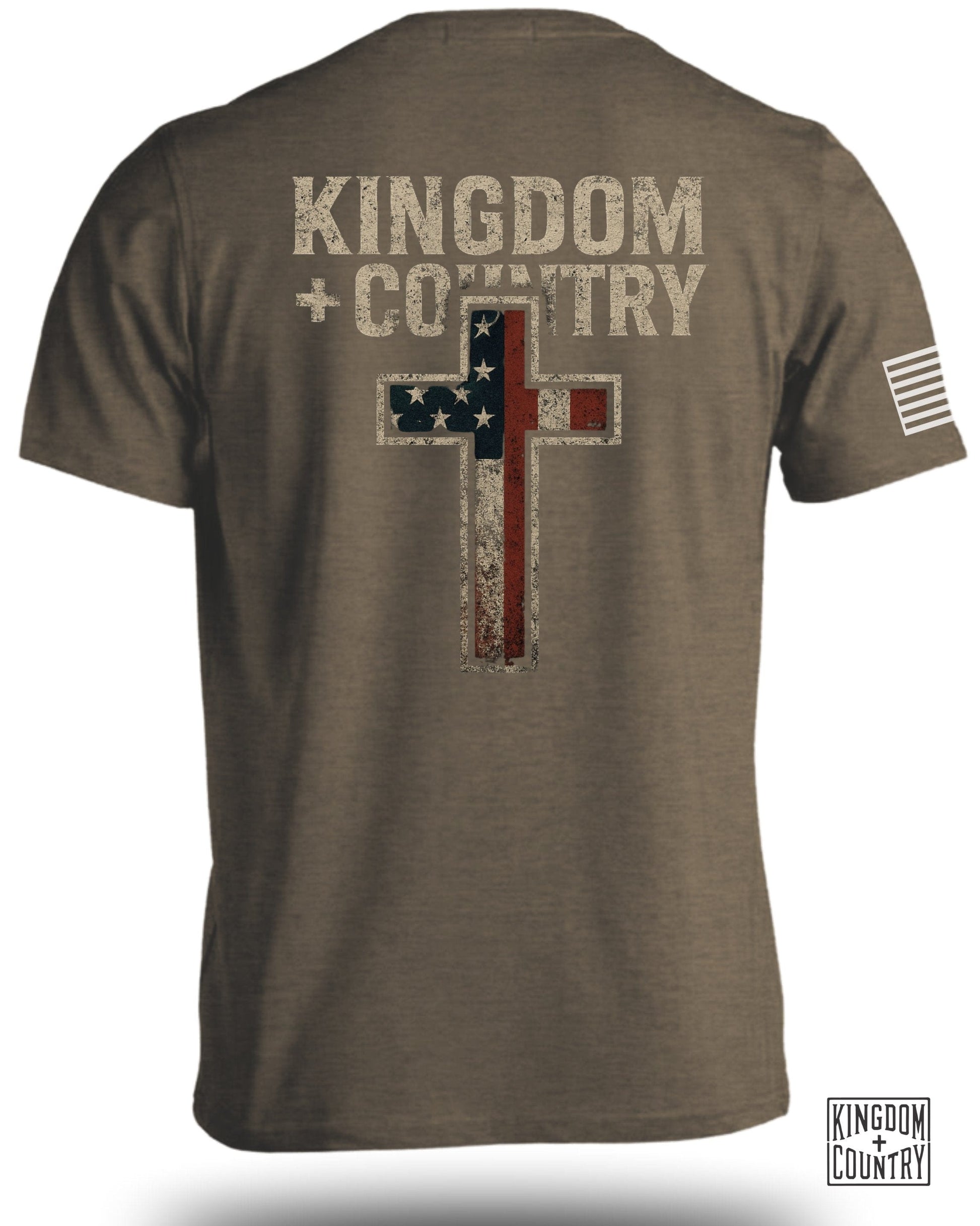 Kingdom and Country Patriotic Cross Tee product