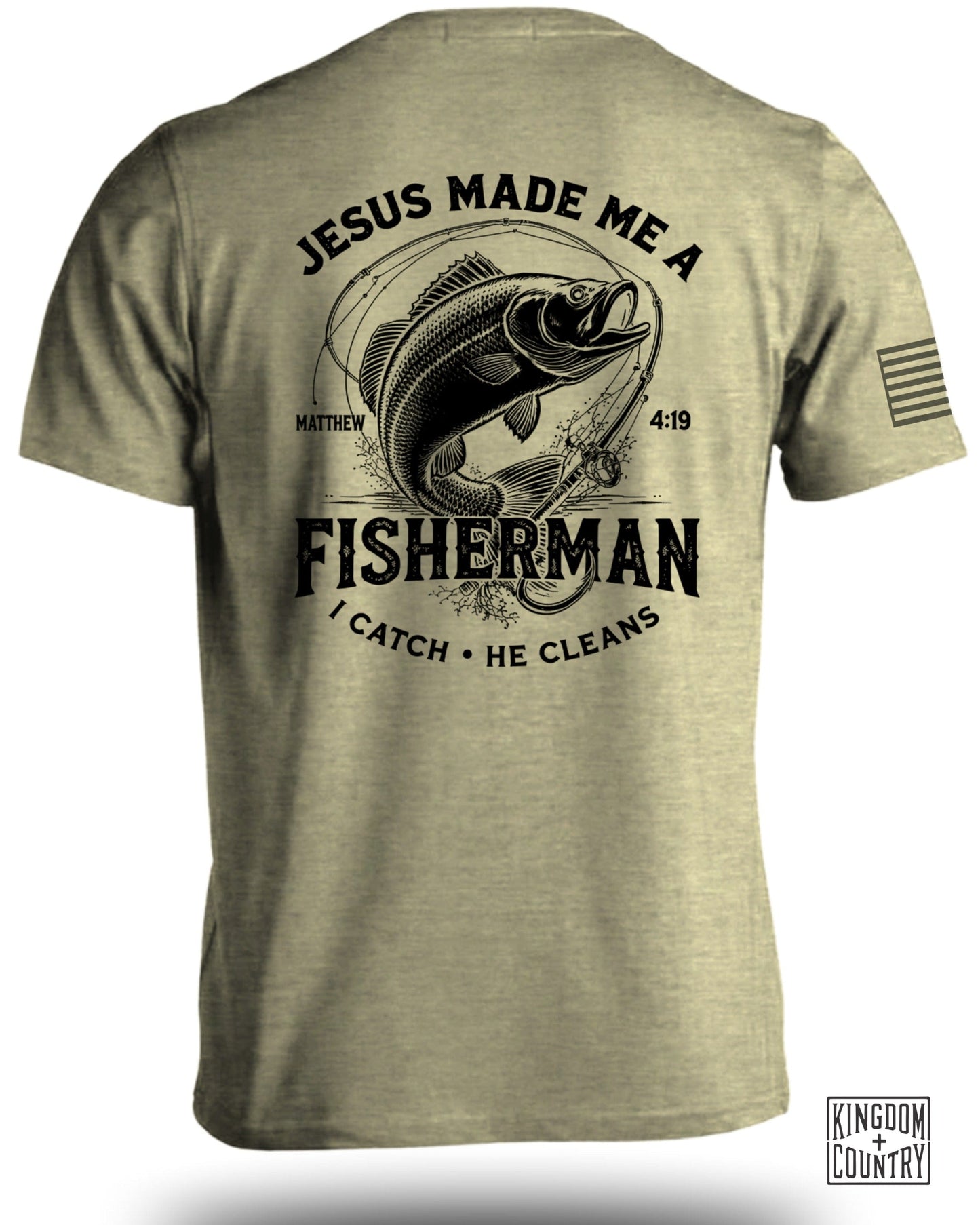 Jesus Made Me A Fisherman Graphic T-Shirt Product