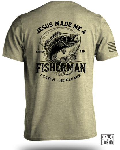 Jesus Made Me A Fisherman Graphic T-Shirt Product