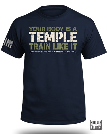 Your Body Is A Temple Train Like It T-shirt product