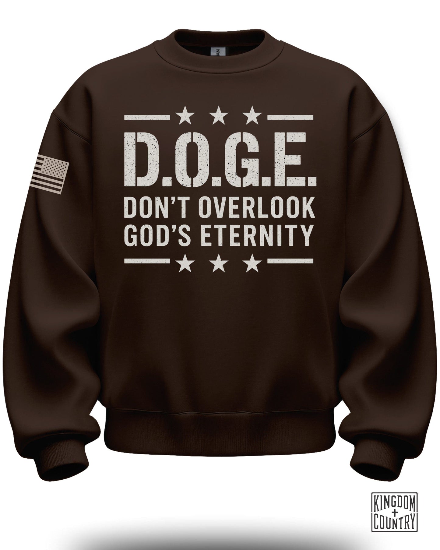 D.O.G.E. Don't Overlook God's Eternity sweatshirt