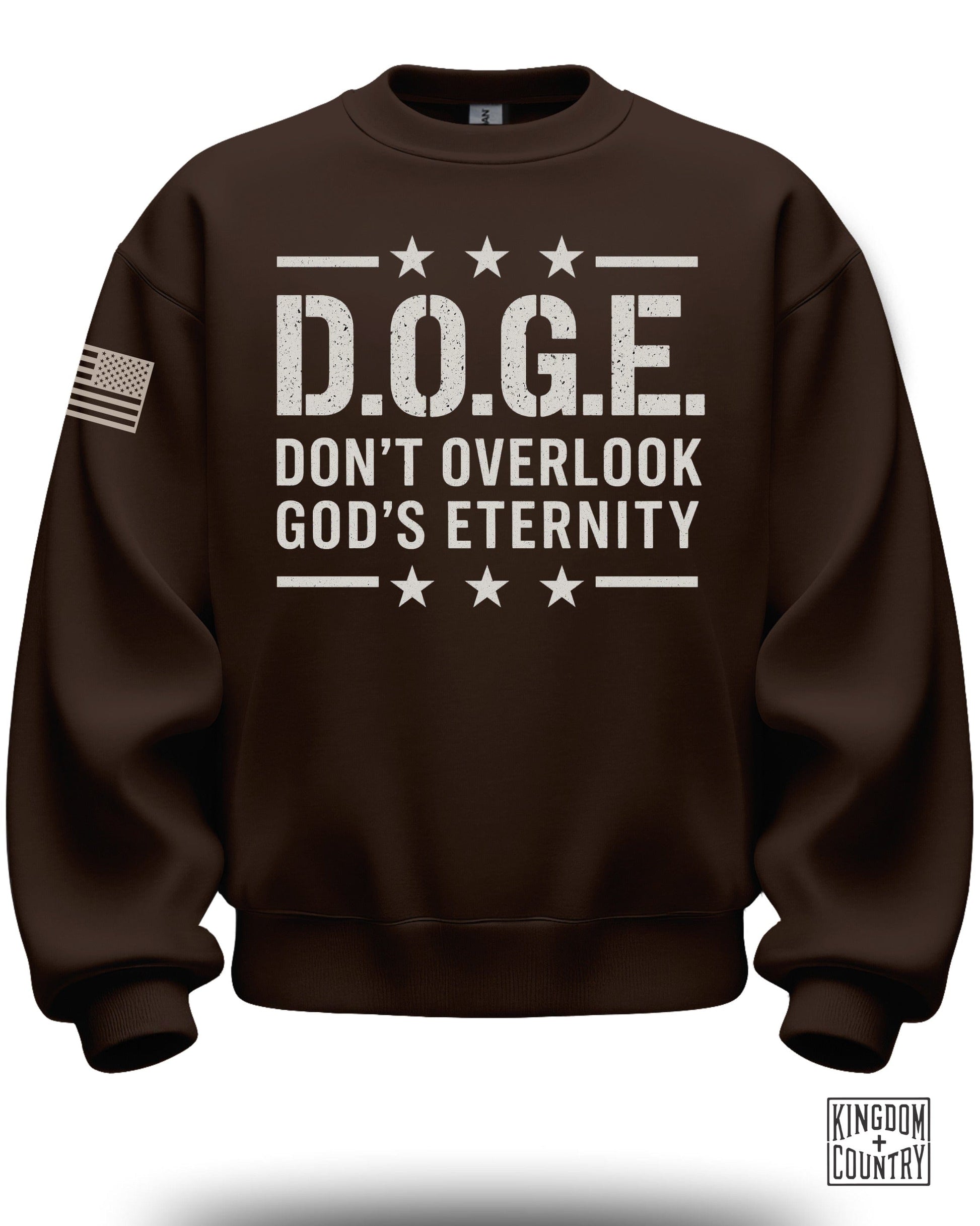 D.O.G.E. Don't Overlook God's Eternity sweatshirt