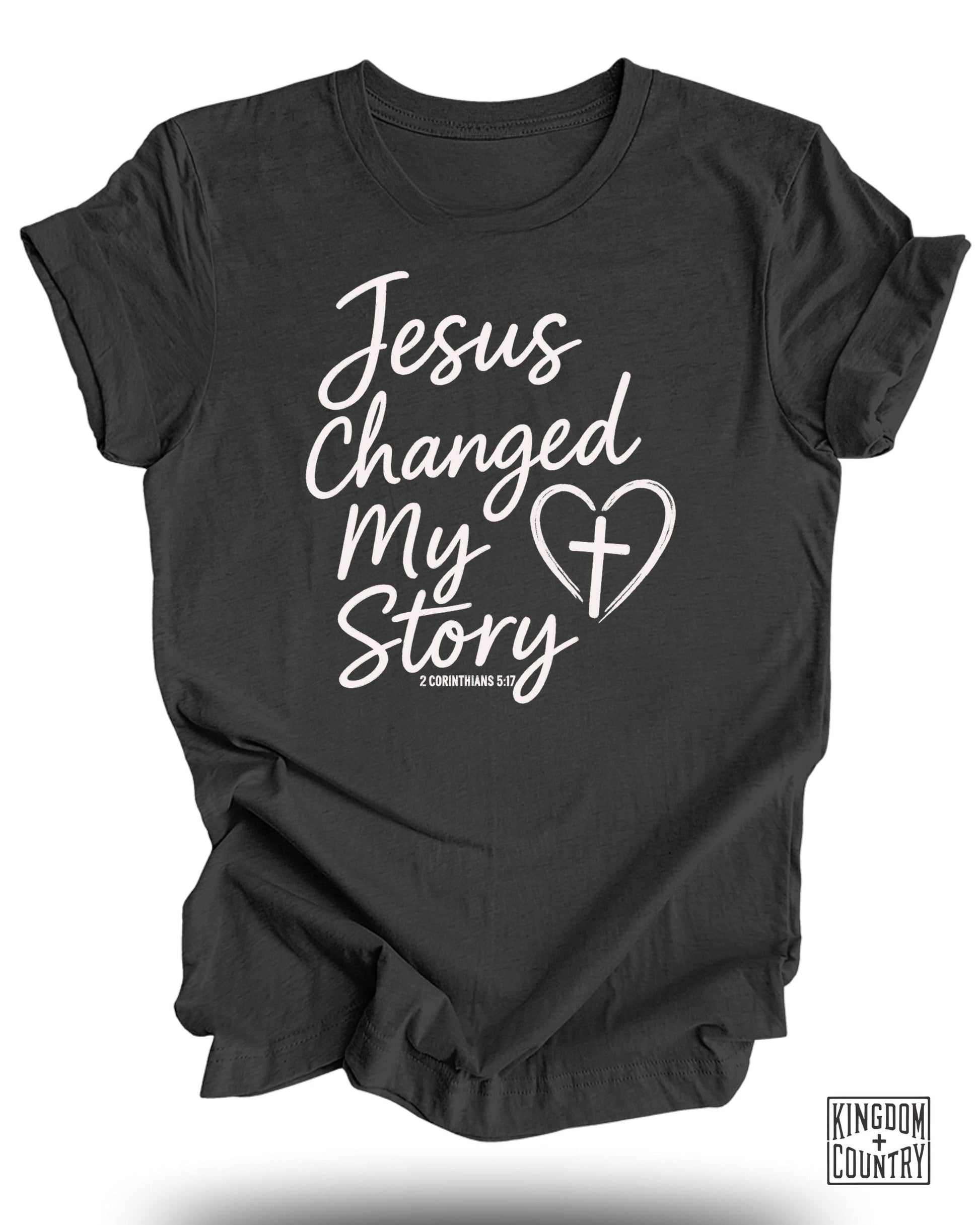 Jesus Changed My Story 2 Corinthians 5:17 t-shirt product