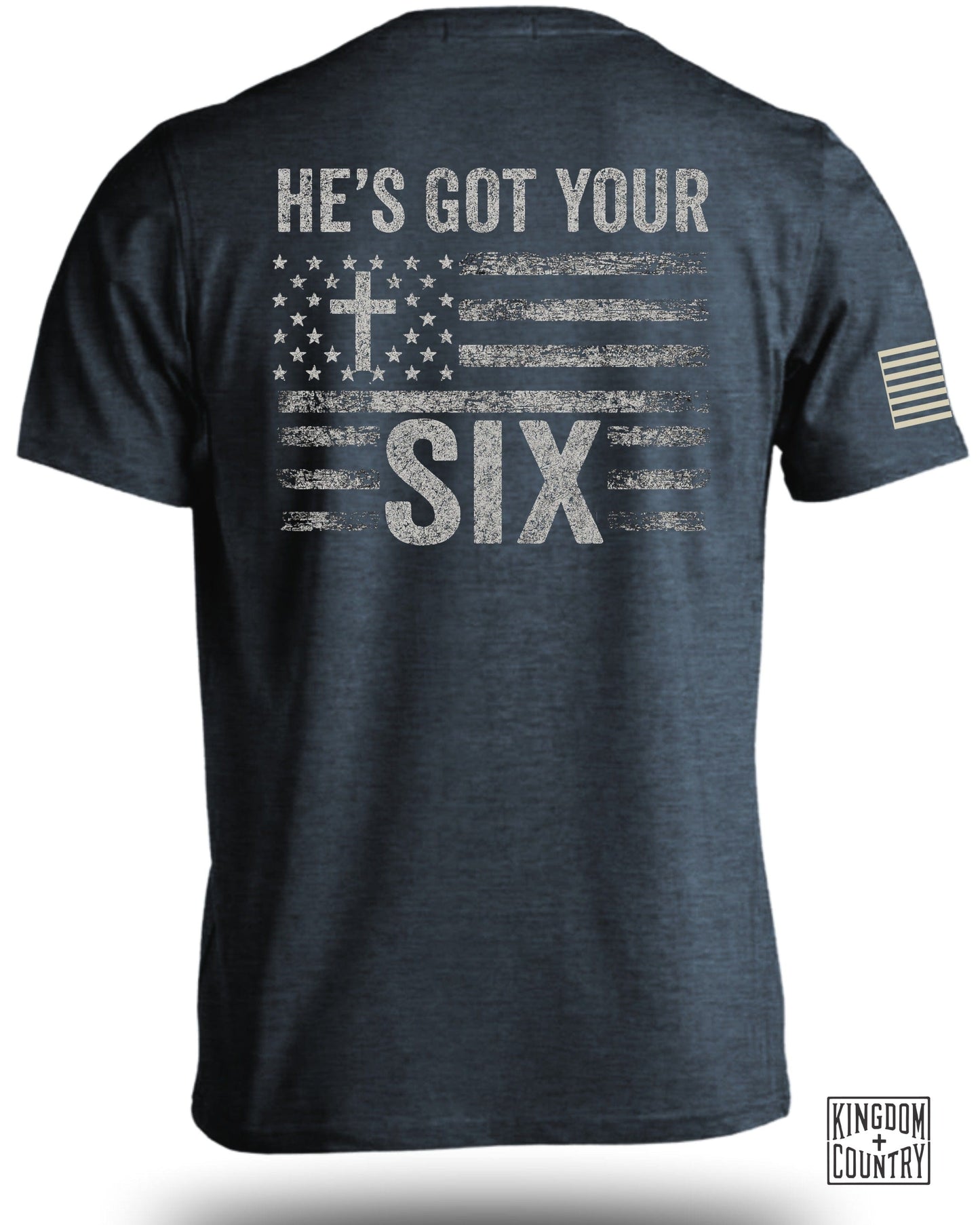 He's Got Your Six Patriotic Graphic Tee product