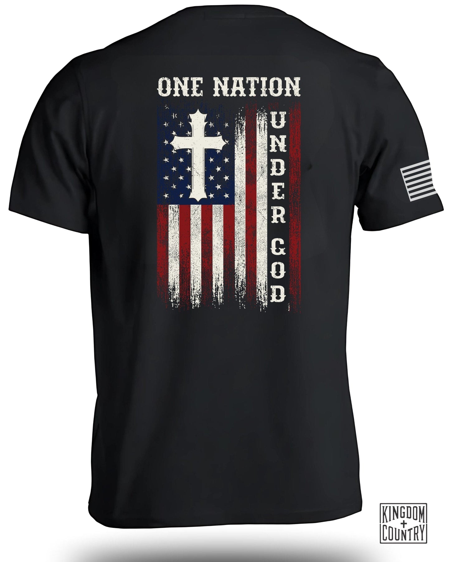 One Nation Under God Patriotic Flag Shirt product type