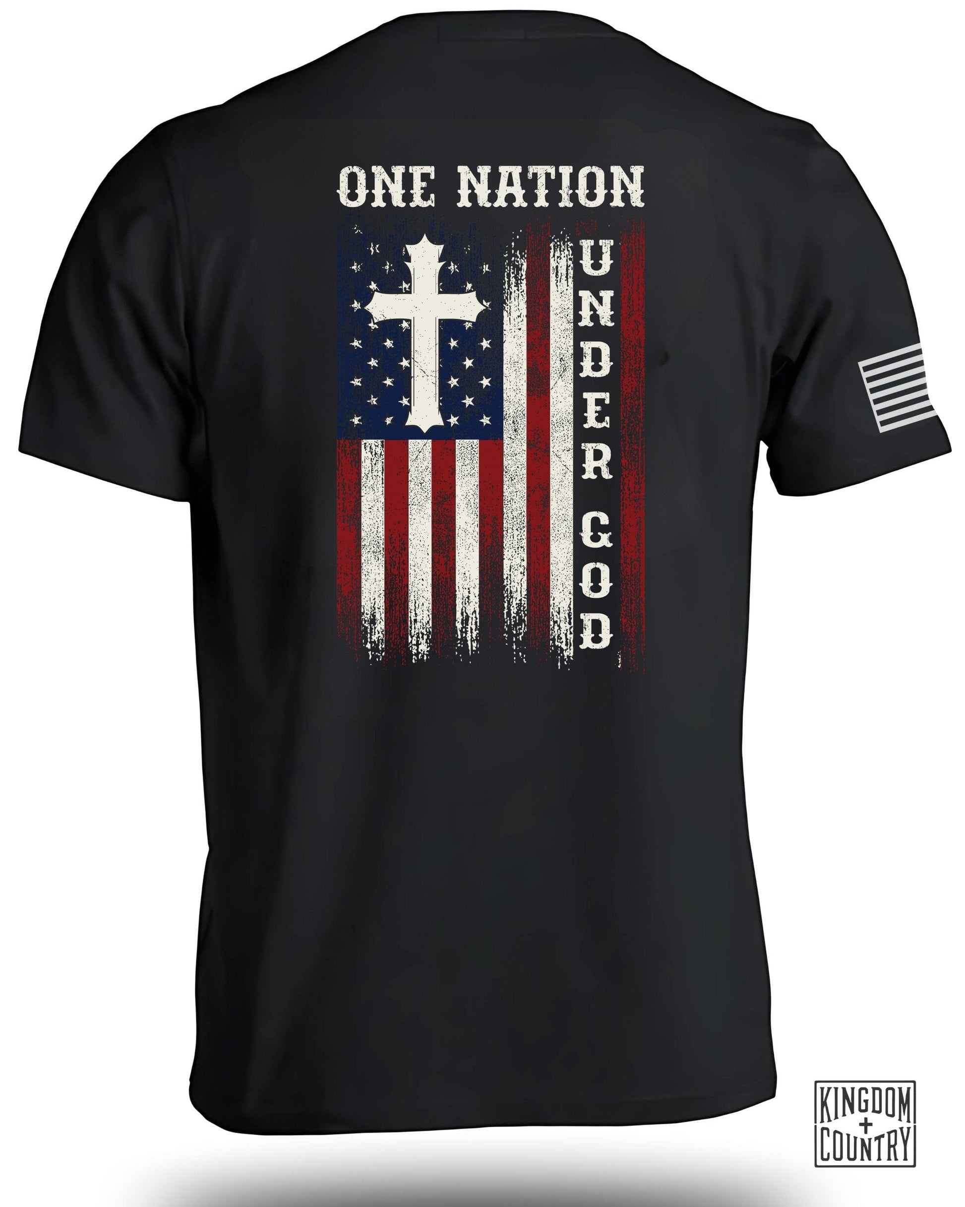 One Nation Under God Patriotic Flag Shirt product type