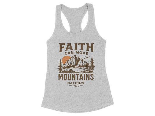 Faith Can Move Mountains Matthew 17:20 Tank Top product